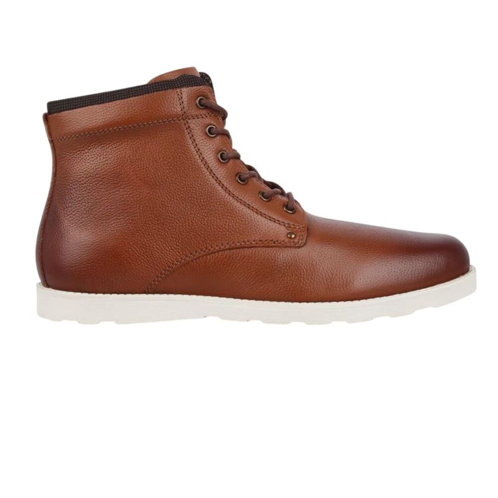Firetrap Mens Shira Leather Flat Boots / Tan
